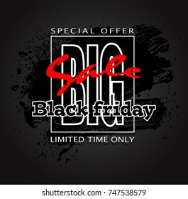 black friday sale background, vector illustration clip-art