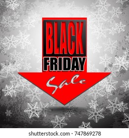 black friday sale background, vector illustration clip-art