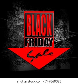 black friday sale background, vector illustration clip-art