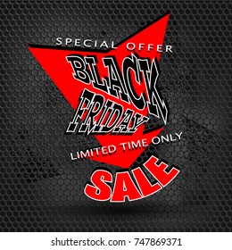 black friday sale background, vector illustration clip-art