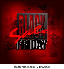 black friday sale background, vector illustration clip-art