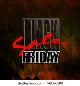black friday sale background, vector illustration clip-art