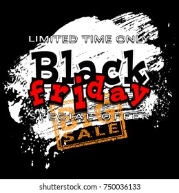 black friday sale background, vector illustration clip-art
