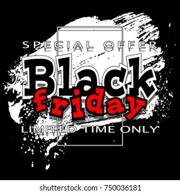 black friday sale background, vector illustration clip-art