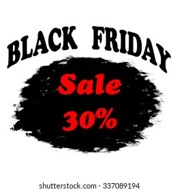 Black friday sale background. Black white lights background. Vector illustration