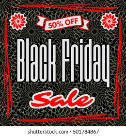 Black friday sale banner.