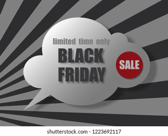 Black friday sale banner. Abstract Background