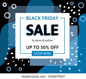 BLACK FRIDAY SALE BANNER Abstract vector, Black Friday sale layout background. For art template design, list, page, brochure style, banner, idea, cover, booklet, print. Vector 