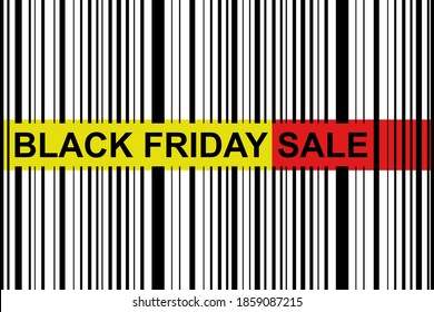 Black friday sale banner background Barcode stripe Xmas logo icon sign Art template design list page style brochure banner idea cover booklet print flyer book blank postcard ad greeting card poster