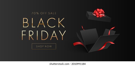 Black Friday Sale Banner. Sale background. Vector illustration