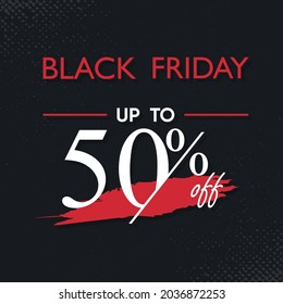 Black Friday Sale Banner. Sale background. Vector illustration - stock vector.