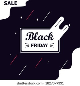 Black friday sale banner. Conceptual Design illustration  Vector.