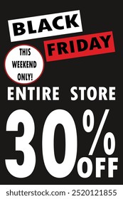 Black Friday Sale Banner with Dark Shiny And Red Background with Place for text.