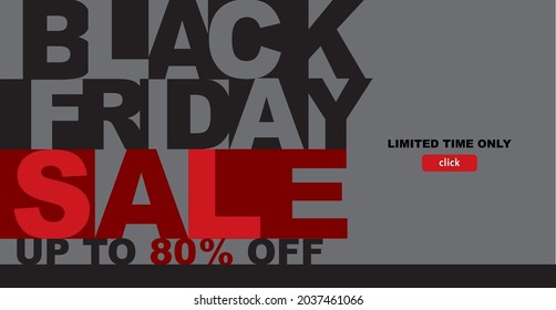 Black Friday, sale, Banner Design-Vorlage, begrenzte Zeit nur, abstrakter Hintergrund, Vektorgrafik.