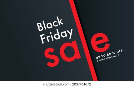 Black Friday, sale, banner design template, limited time only, abstract background, vector.