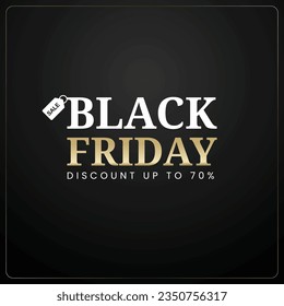 Black friday sale banner design