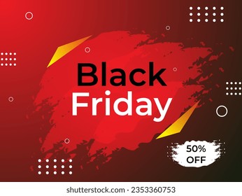 Black friday sale banner Design