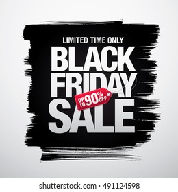 Black friday sale banner design