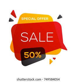 Black friday sale banner design template. End of season discounts vector illustration.