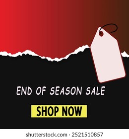 Black Friday Sale Banner with Discount tag. . Exclusive Offer. Shop Now. sale banner. end of season sale. shop now. advertisement