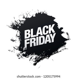 black friday sale banner layout design, vector illustration