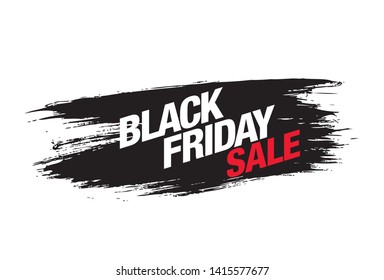 black friday sale banner layout design, vector illustration