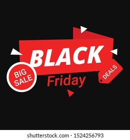 Black friday sale banner layout design