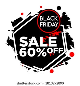 Black Friday Sale Banner Layout Design Vector