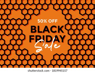 Black friday sale banner layout background