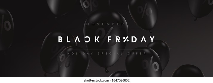Black friday sale banner layout design template. Advertising Poster design Black friday campaign. - Shutterstock ID 1847026852