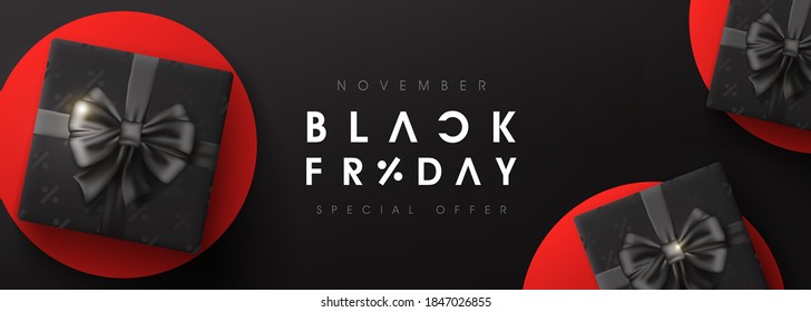 Black friday sale banner layout design template. Advertising Poster design Black friday campaign.