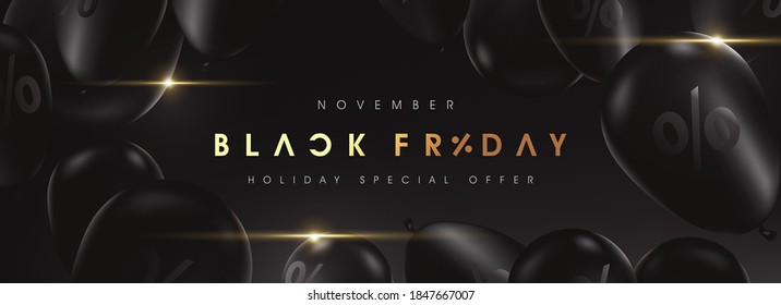 Black friday sale banner layout design template. Advertising Poster design Black friday campaign.