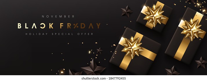 Black friday sale banner layout design template. Advertising Poster design Black friday campaign.