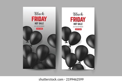 Black friday sale banner layout design template. Advertising Poster design Black friday campaign