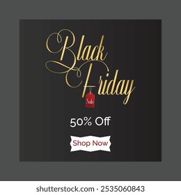 Black friday sale banner layout design