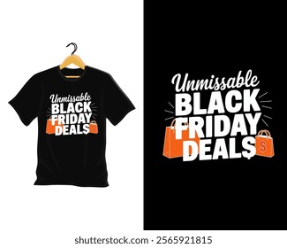 Black Friday sale banner layout design vector illustration with t shirt