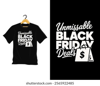 Black Friday sale banner layout design vector illustration with t shirt