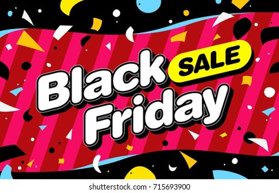 Black friday sale banner layout