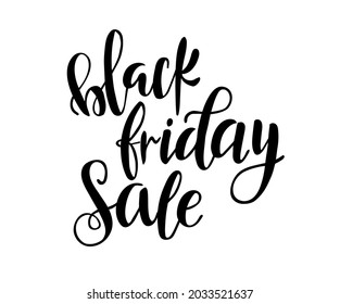 Black Friday Sale banner. Modern hand drawn design. Template for promotion, advertising, web, social and fashion ads. Vector illustration.