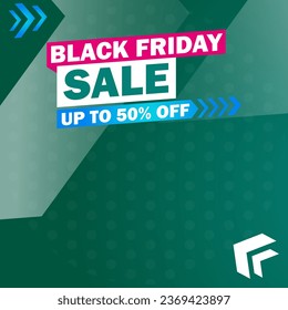 Black Friday Sale banner Modern minimal design background