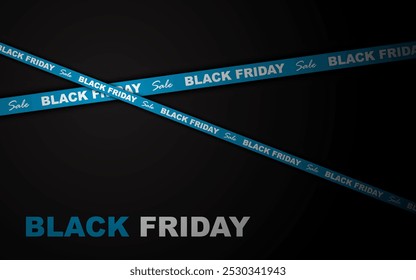 Black Friday Sale Banner. Modern Black Friday Web Banner Design Template.