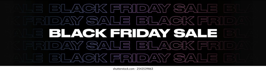 Black Friday Sale Banner. Moderne Design-Vorlage mit Black Friday Typografie. Kreatives Black Friday Web-Banner.