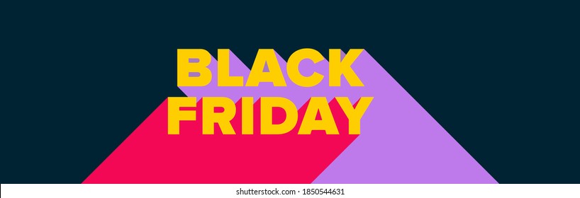 Black Friday Sale Banner. Black Friday Sale November 2021 Typography Web Banner