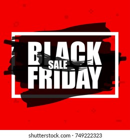 Black Friday sale banner. November 25th