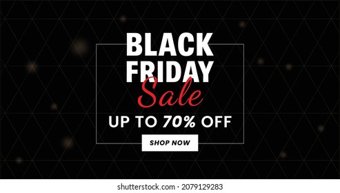 Black Friday  sale banner, Black Friday offer Template with Discount Tag, Vector illustration design
