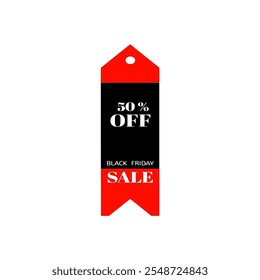 Black friday, sale, banner, offer, red, background, november, white, template, lettering, weekend, vector, label, layout, logo, isolated, illustration, social media, concept, shopping, autumn, poster.