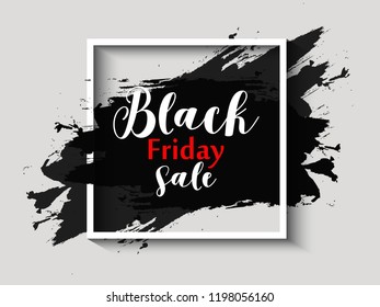Black Friday Sale Banner Or Poster Layout Background.