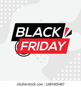 Black friday sale banner promotion advertising tag price