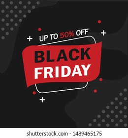 Black friday sale banner promotion advertising tag price