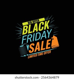 
Black Friday sale banner with red and black texture background with template
